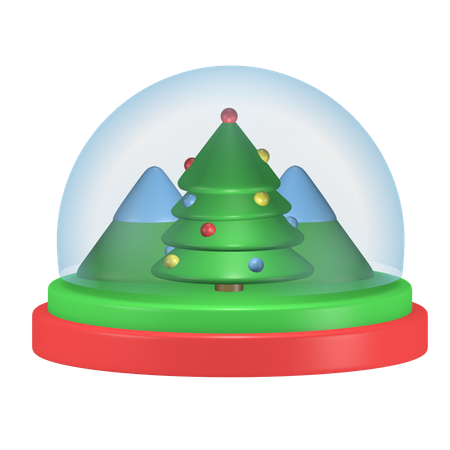 Boule à neige  3D Icon
