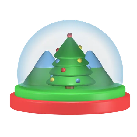 Boule à neige  3D Icon