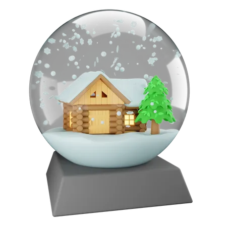 Boule à neige  3D Icon