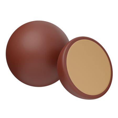 Boule de chocolat  3D Icon