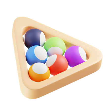 Boule de billard  3D Icon