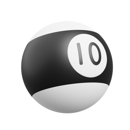 Boule de billard  3D Icon