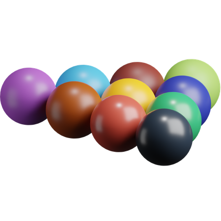 Boule de billard  3D Icon