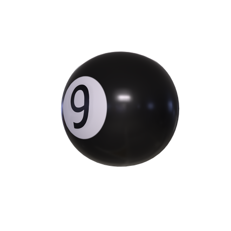 Boule de billard  3D Icon