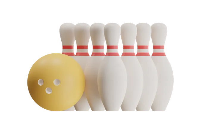 Boule de bowling  3D Icon