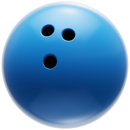 Boule de bowling  3D Icon