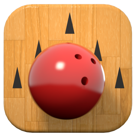 Boule de bowling  3D Illustration