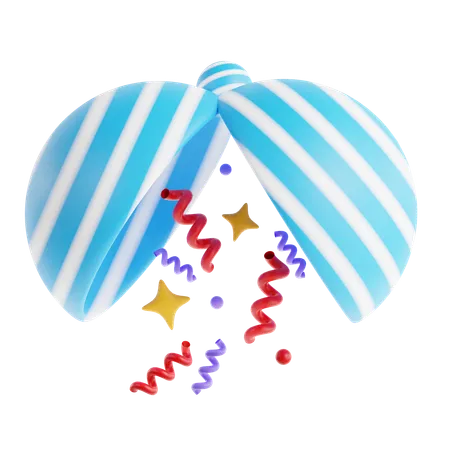 Boule de confettis  3D Icon