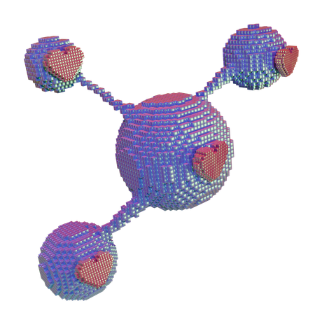 Boule de connexion aléatoire  3D Icon