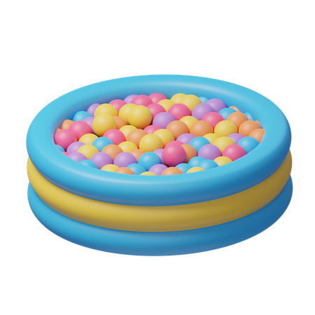 Boule colorée  3D Icon