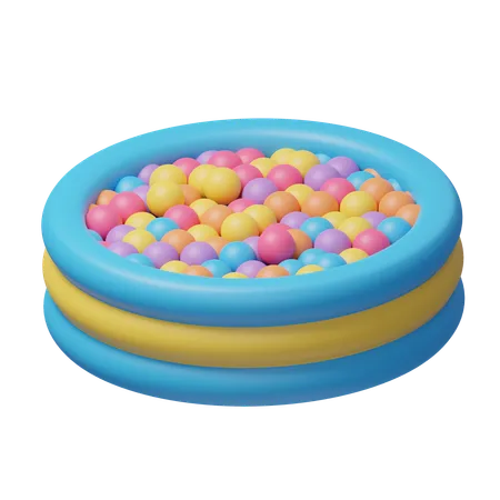 Boule colorée  3D Icon