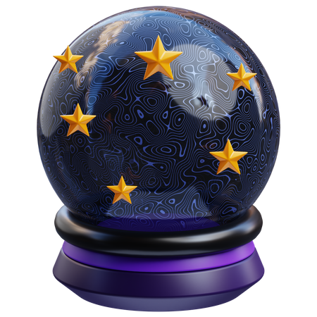 Boule de cristal  3D Icon