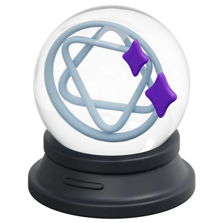 Boule de cristal  3D Icon