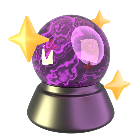 Boule de cristal  3D Icon