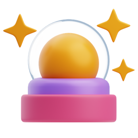 Boule de cristal  3D Icon