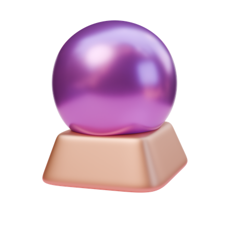 Boule de cristal magique  3D Icon