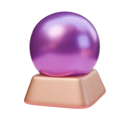 Boule de cristal magique  3D Icon