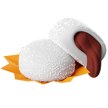 Boule de mochi  3D Icon