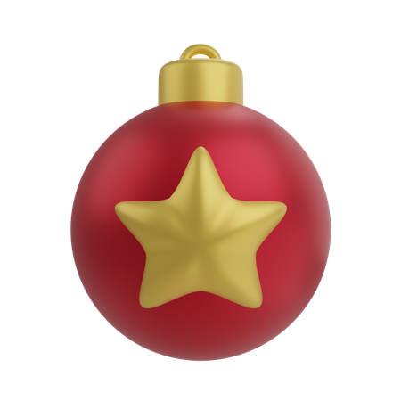 Boule de Noel  3D Icon