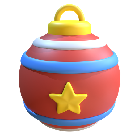 Boule de Noel  3D Icon