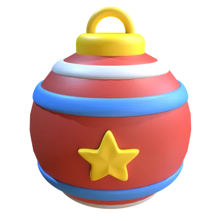 Boule de Noel  3D Icon