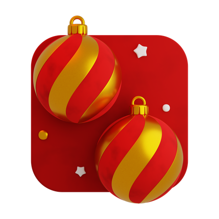 Boule de Noel  3D Icon