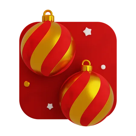 Boule de Noel  3D Icon