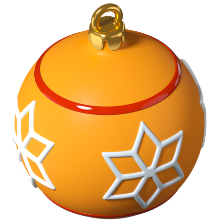 Boule de Noel  3D Illustration