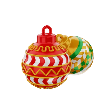 Boule de Noel  3D Illustration