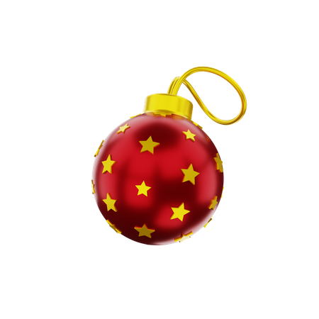 Boule de Noel  3D Illustration