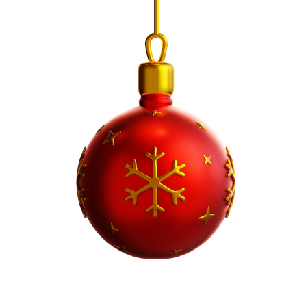 Boule de Noel  3D Illustration