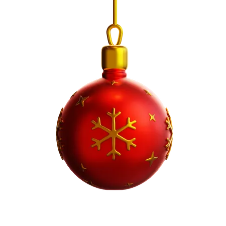 Boule de Noel  3D Illustration