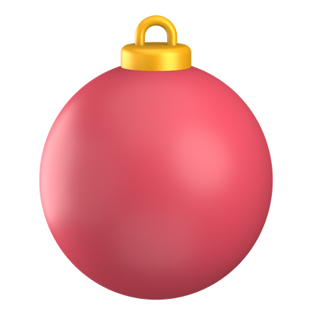 Boule de Noel  3D Illustration