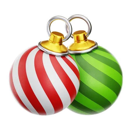 Boule de Noël décorative  3D Icon