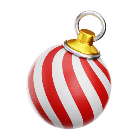 Boule de Noël décorative  3D Icon