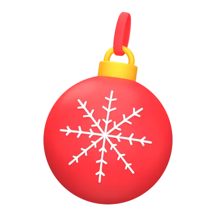 Ornement de boule de Noël  3D Icon