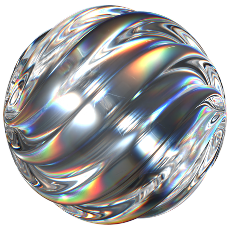 Boule de verre  3D Icon