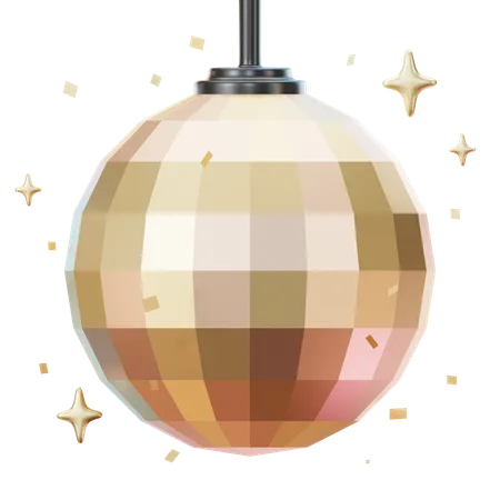 Boule disco  3D Icon