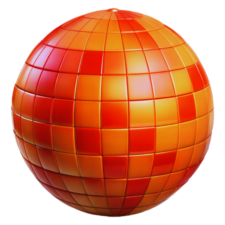 Boule disco  3D Icon