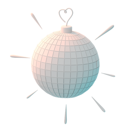 Boule disco  3D Icon