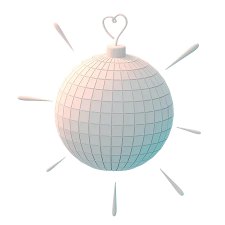 Boule disco  3D Icon