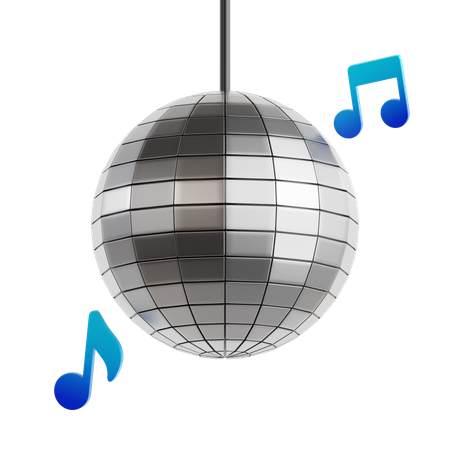 Boule disco  3D Icon