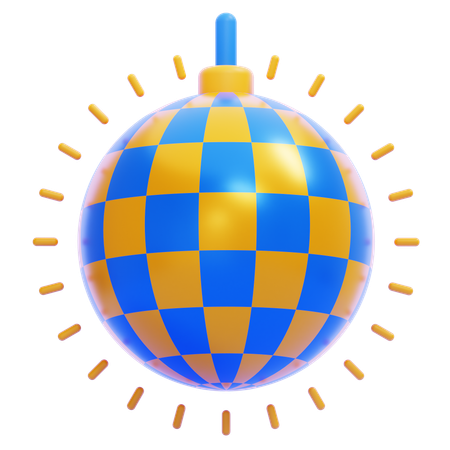 Boule disco  3D Icon