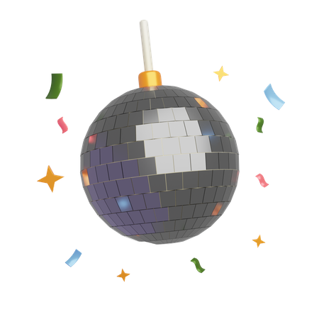 Boule disco  3D Icon