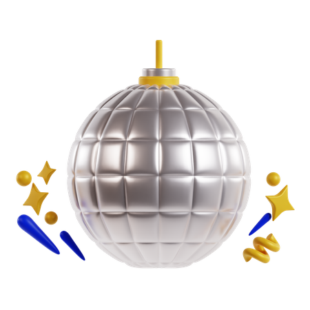 Boule disco  3D Icon