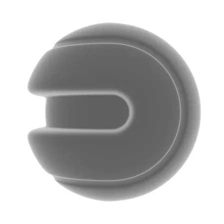 Forme abstraite de boule en spirale  3D Icon