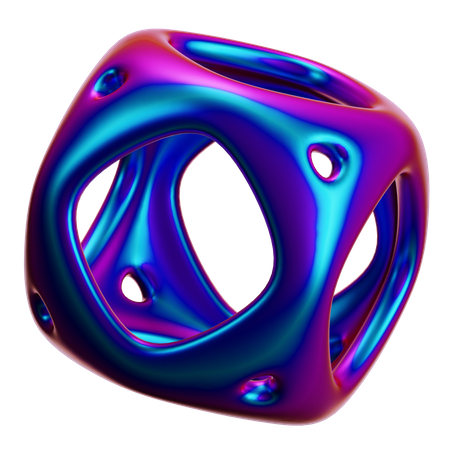 Forme abstraite de balle  3D Icon