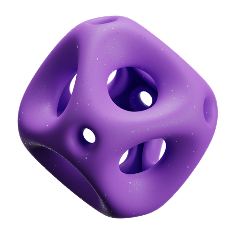 Forme abstraite de balle  3D Icon