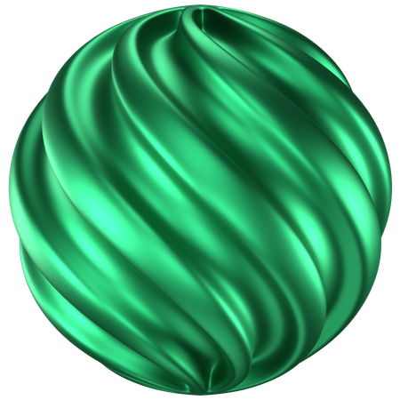 Forme abstraite de balle  3D Icon