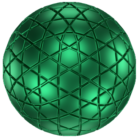 Forme abstraite de balle  3D Icon